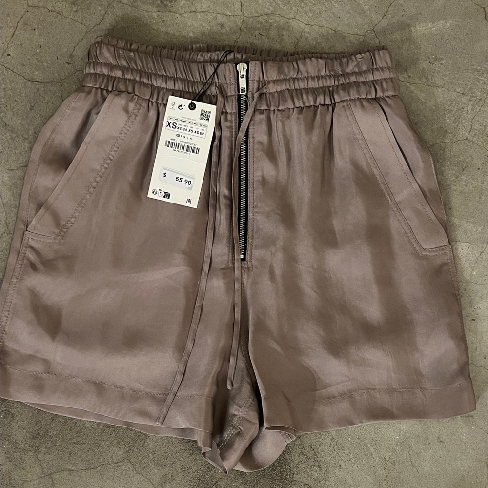 Zara Taupe  Shorts